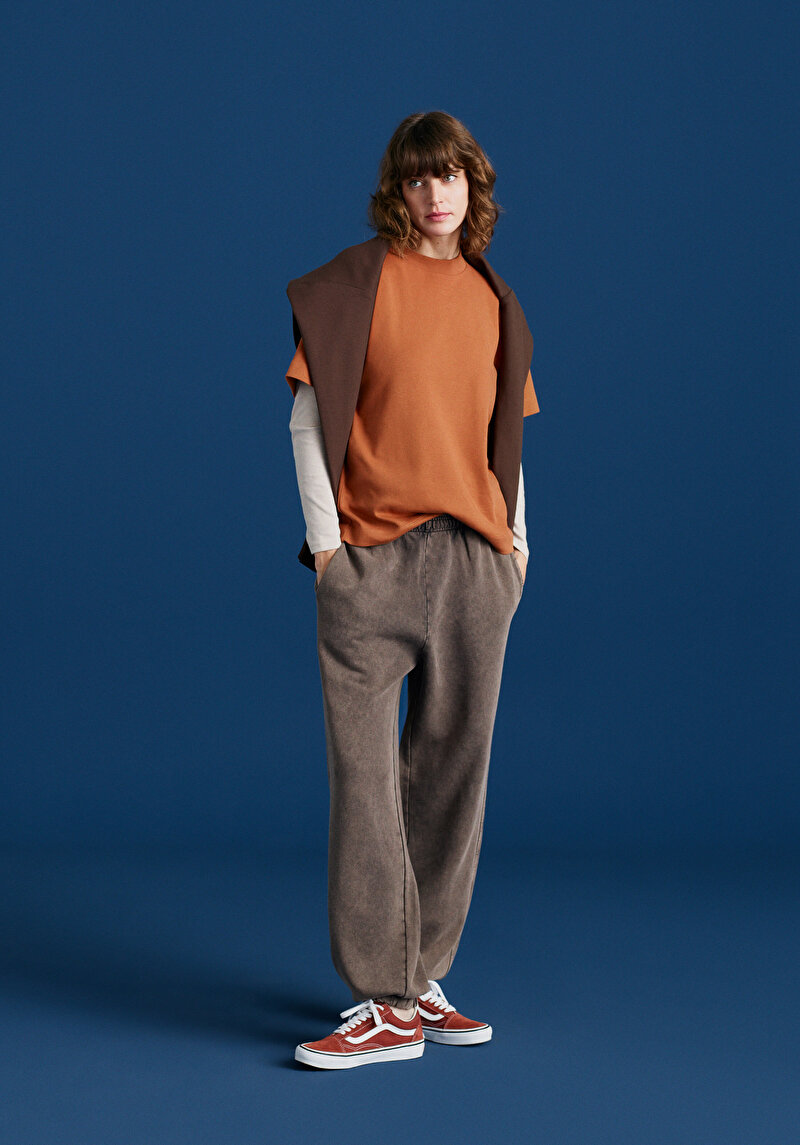 Imagine a Pantaloni De Trening De Dama Maro Regular Fit