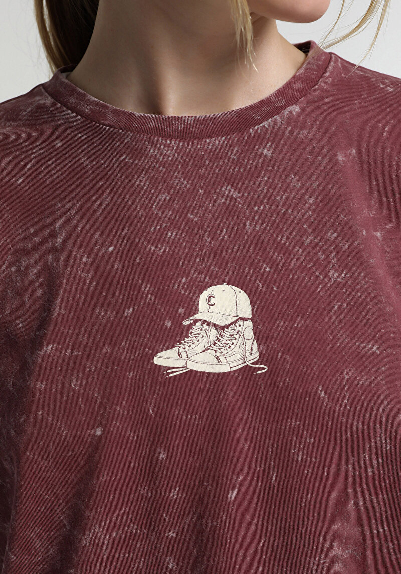 Imagine a Tricou Cu Maneca Scurta De Dama  Slim Fit