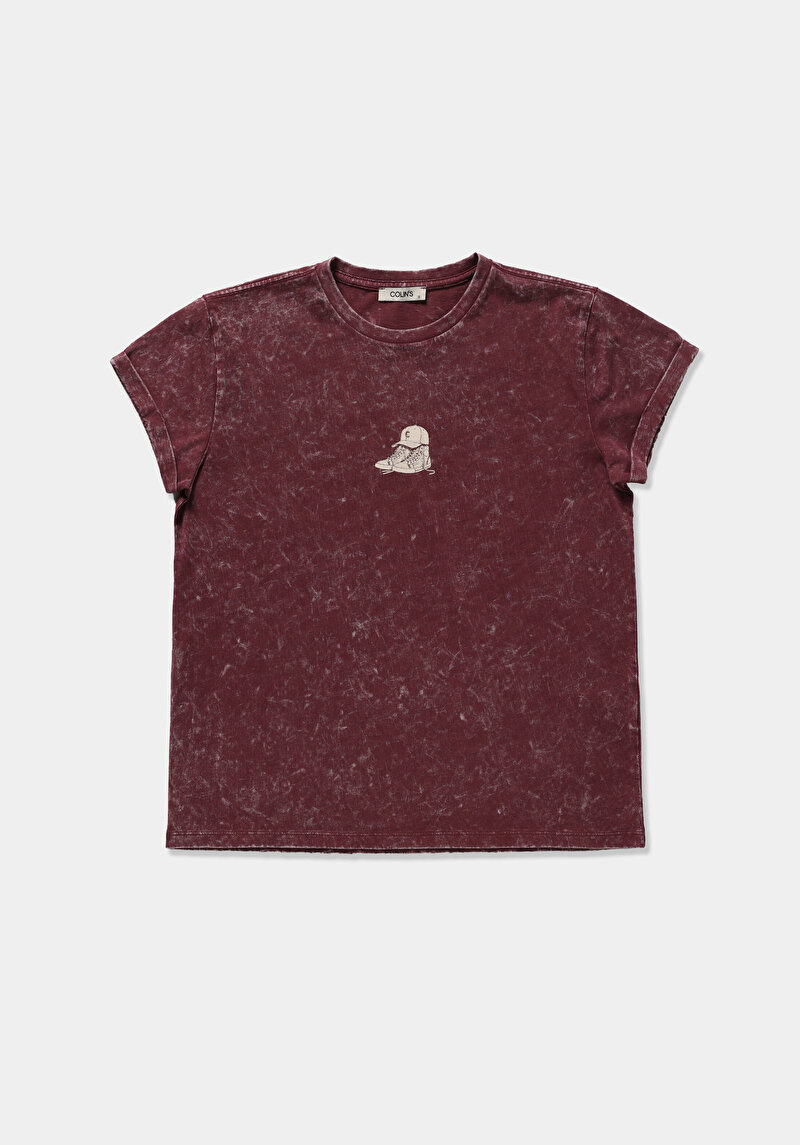 Imagine a Tricou Cu Maneca Scurta De Dama  Slim Fit
