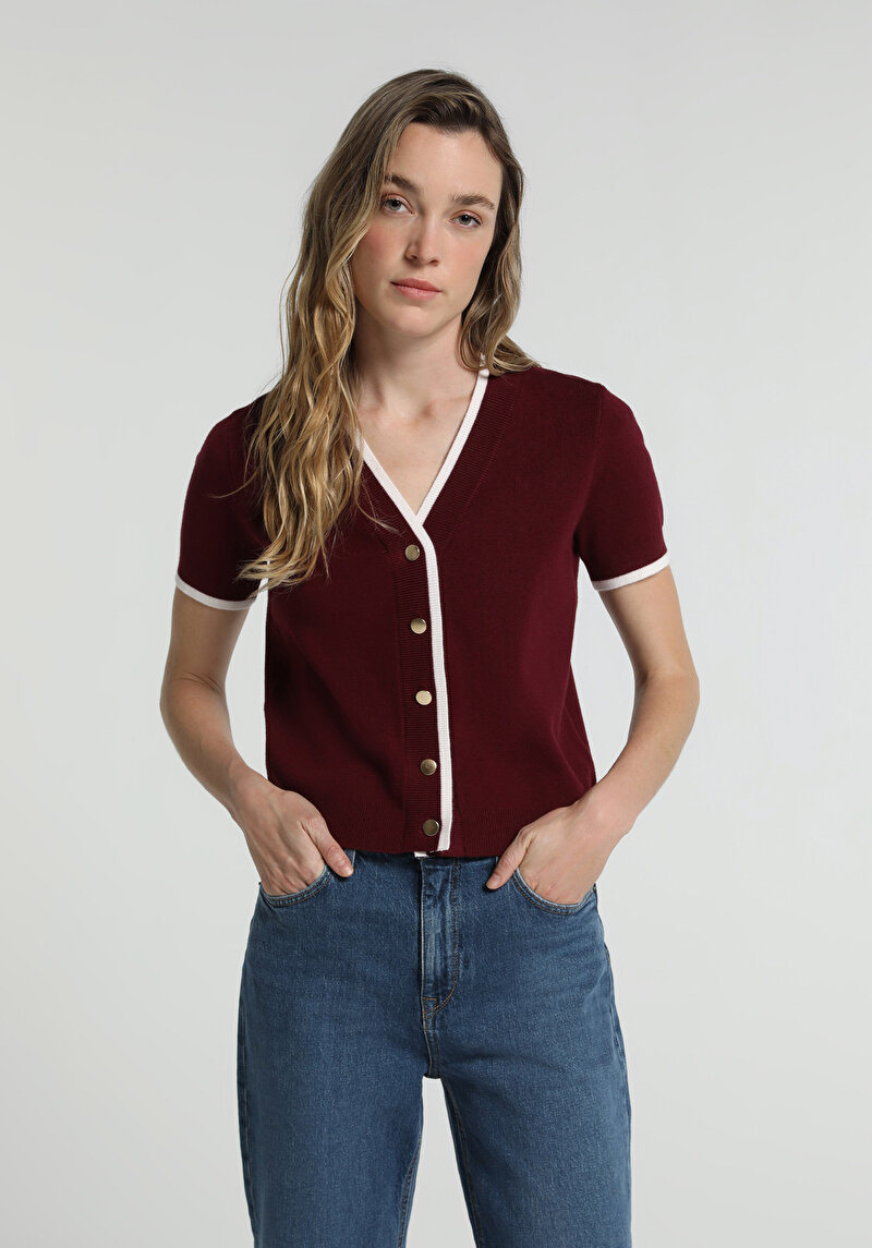 Imagine a Cardigan De Dama  Slim Fit