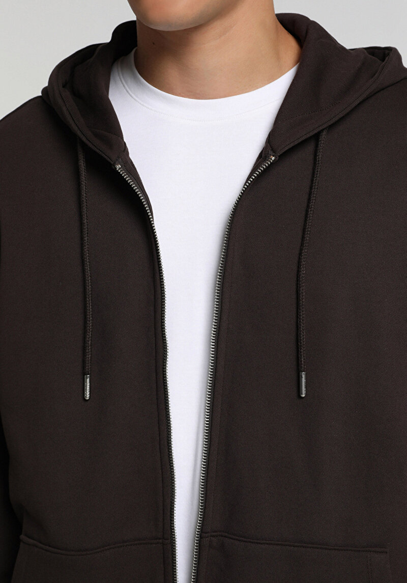 Imagine a Hanorac / Bluza De Barbati Maro Oversize Fit