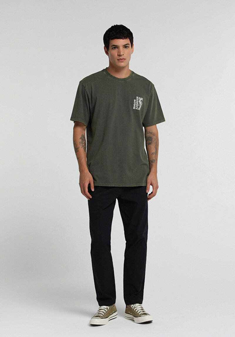 Imagine a Pantaloni De Barbati Albastru Marin Regular Fit