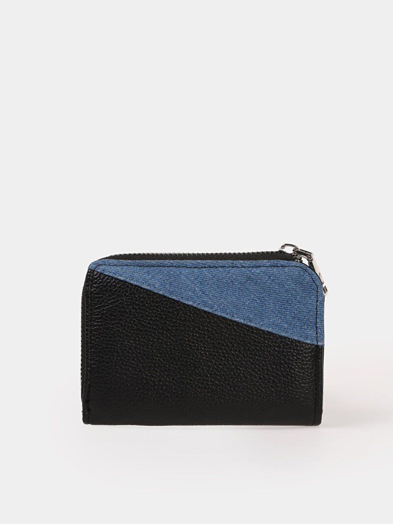Imagine a Portofel De Dama Negru Modern Fit