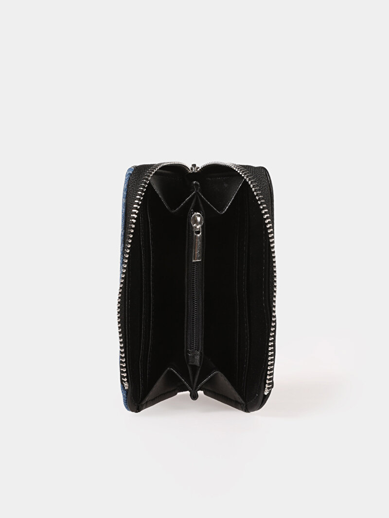 Imagine a Portofel De Dama Negru Modern Fit