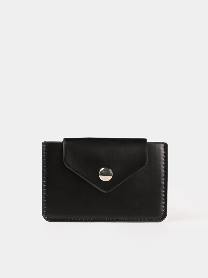 Imagine a Portofel De Dama Negru Modern Fit