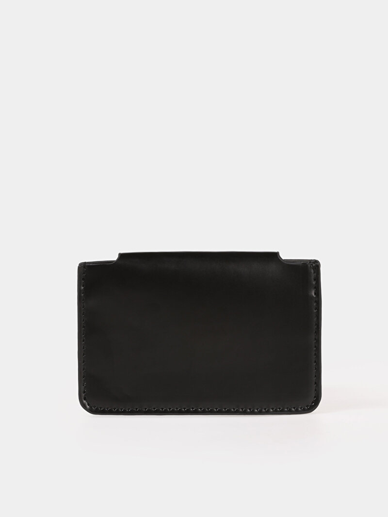 Imagine a Portofel De Dama Negru Modern Fit