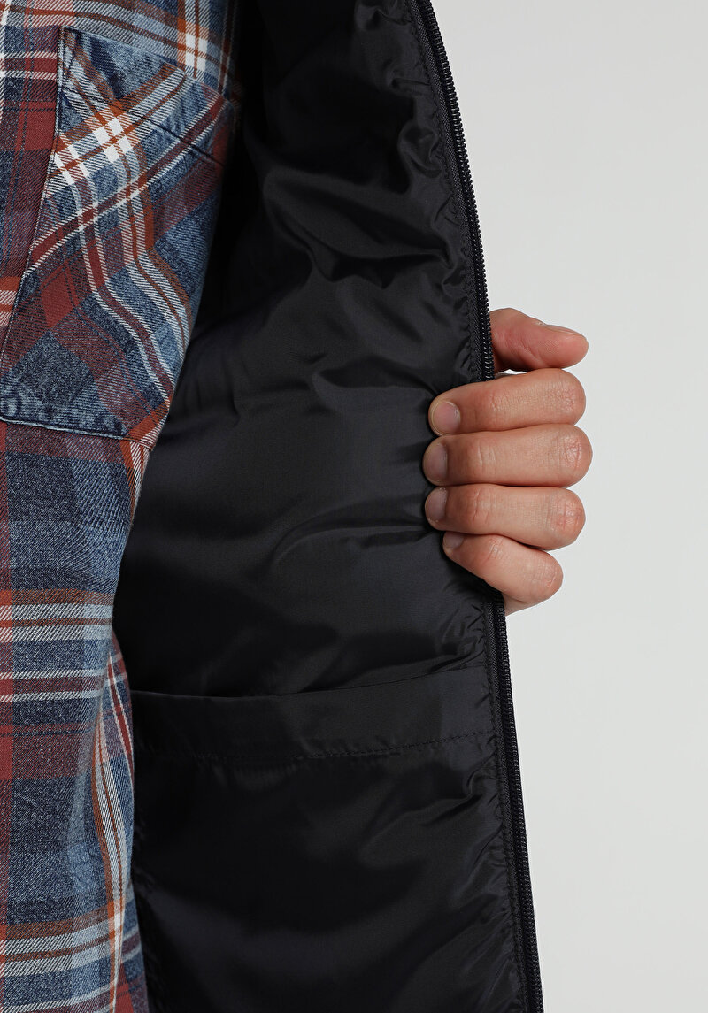 Imagine a Vesta De Barbati Albastru Marin Slim Fit