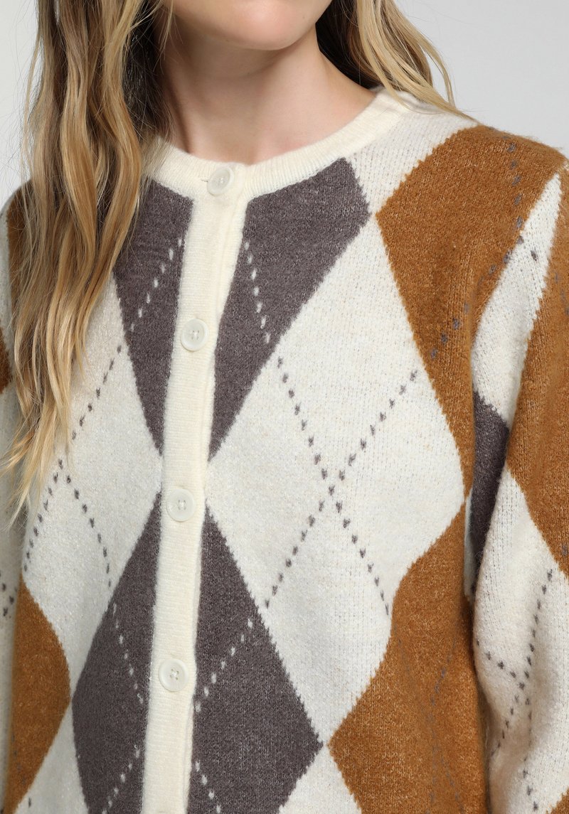 Imagine a Cardigan De Dama Alb Regular Fit