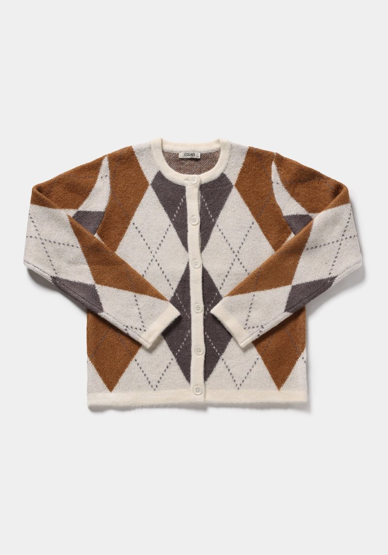 Imagine a Cardigan De Dama Alb Regular Fit