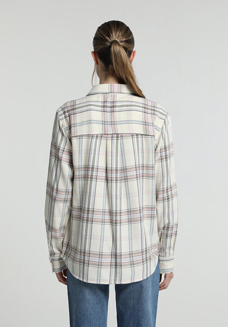 Imagine a Camasa Cu Maneca Lunga De Dama Multicolor Regular Fit