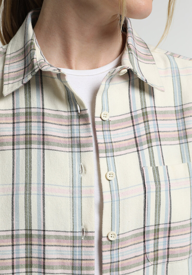 Imagine a Camasa Cu Maneca Lunga De Dama Multicolor Regular Fit
