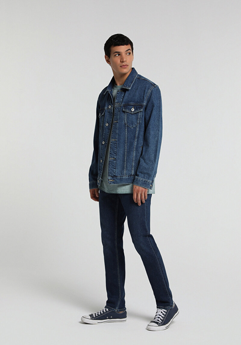 Imagine a Pantaloni De Barbati  Straight Fit 044 Karl