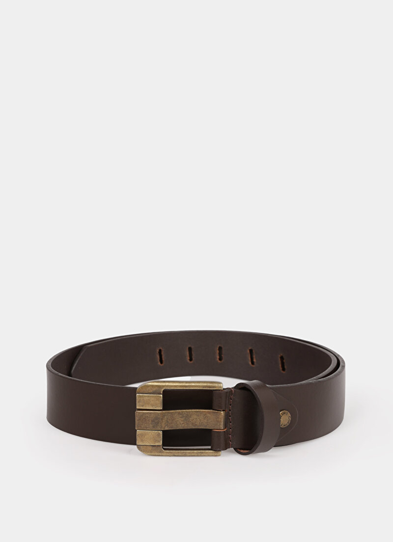Imagine a Curea De Barbati Maro Modern Fit