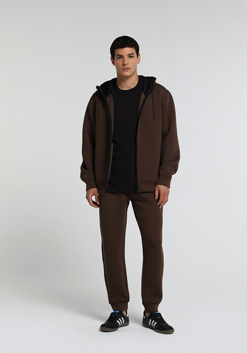 Imagine a Hanorac / Bluza De Barbati Maro Regular Fit