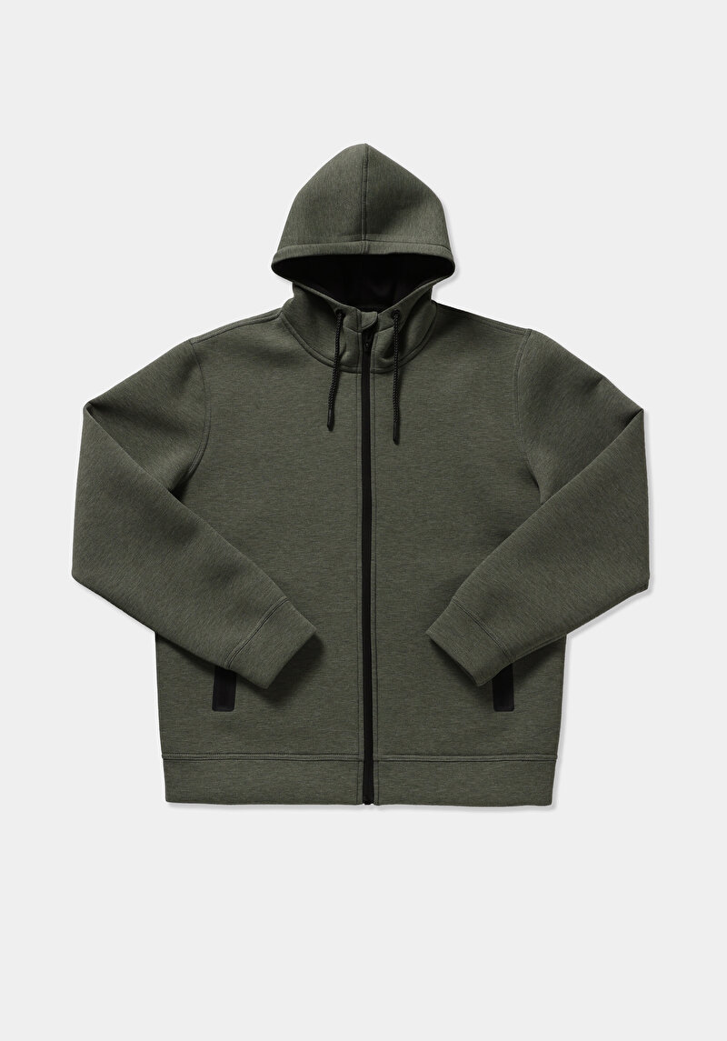 Imagine a Hanorac / Bluza De Barbati Verde Regular Fit