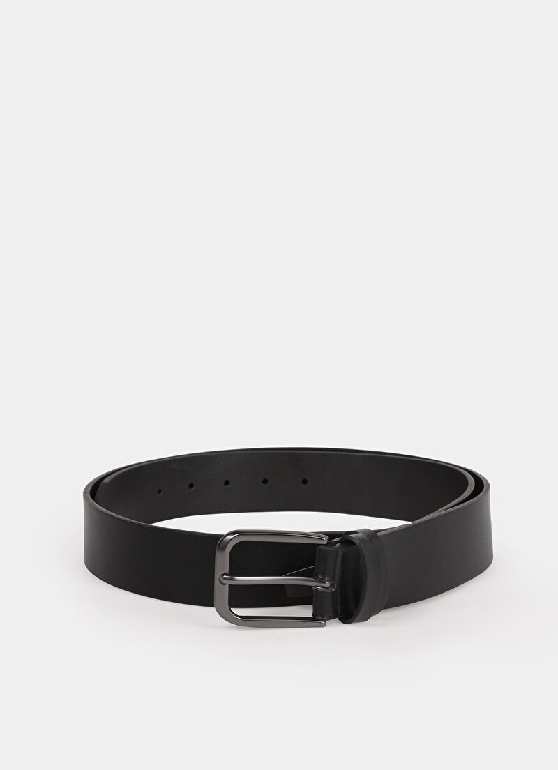 Imagine a Curea De Barbati Negru Modern Fit