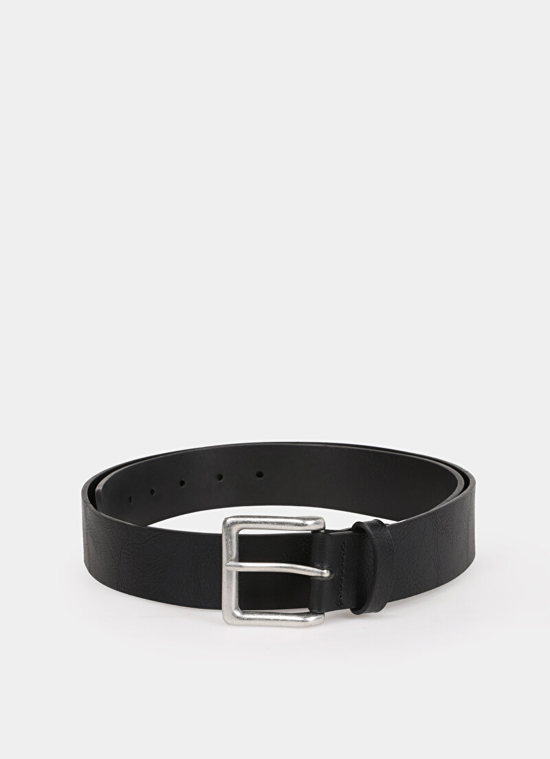 Imagine a Curea De Barbati Negru Modern Fit