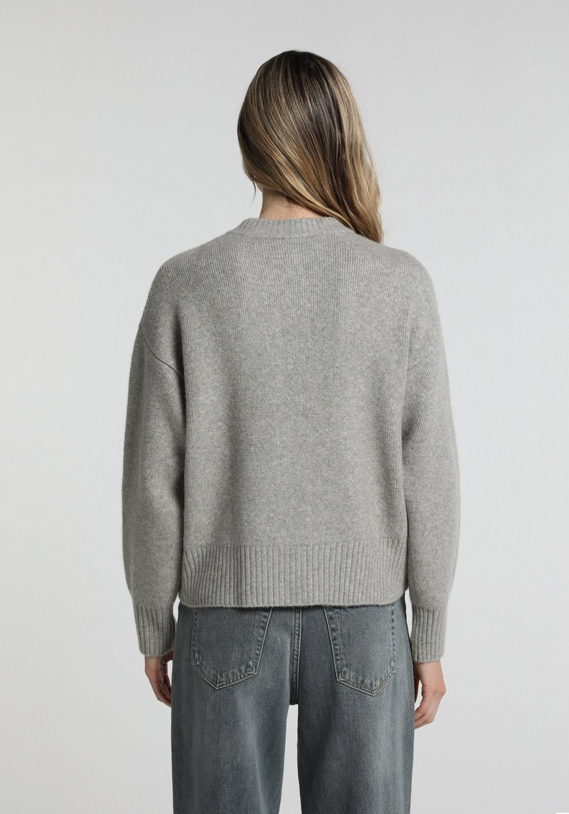 Imagine a Cardigan De Dama Gri Regular Fit