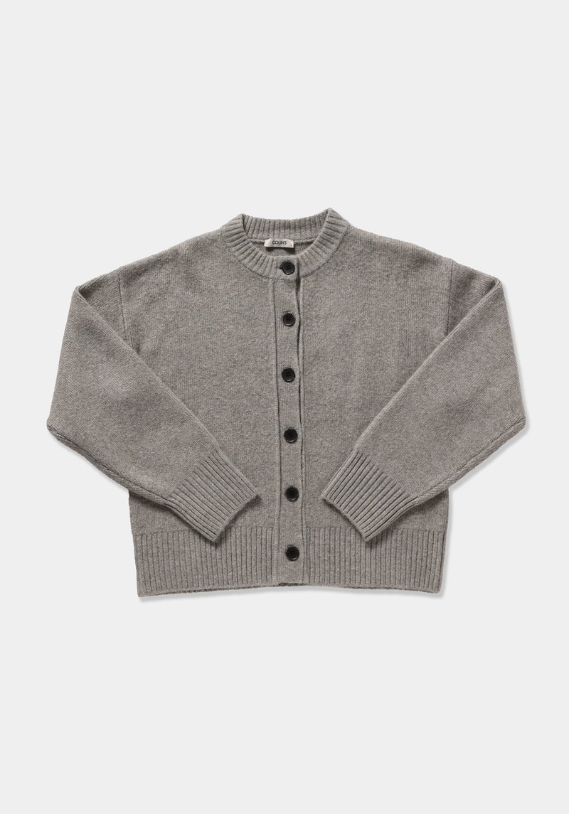 Imagine a Cardigan De Dama Gri Regular Fit