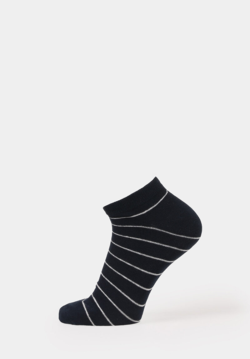 Imagine a Sosete De Dama Albastru Marin Modern Fit