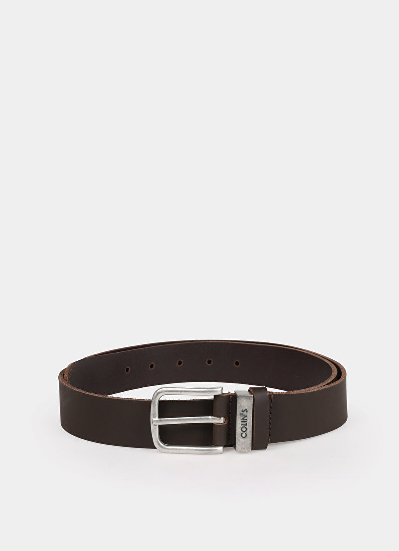 Imagine a Curea De Barbati Maro Modern Fit