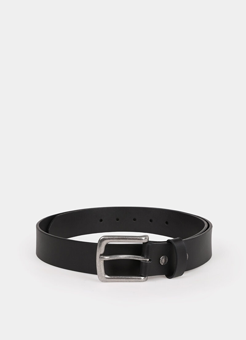 Imagine a Curea De Barbati Negru Modern Fit