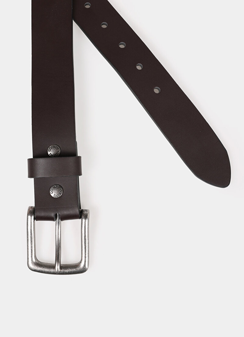 Imagine a Curea De Barbati Maro Modern Fit