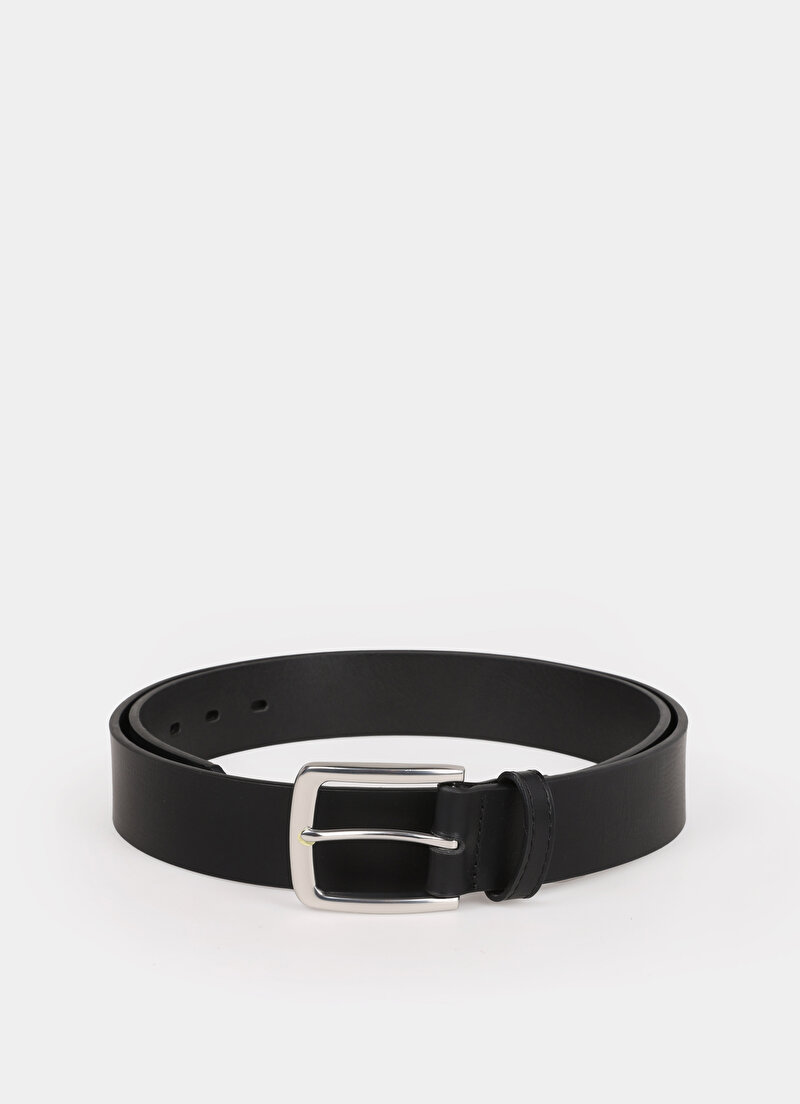 Imagine a Curea De Barbati Negru Modern Fit
