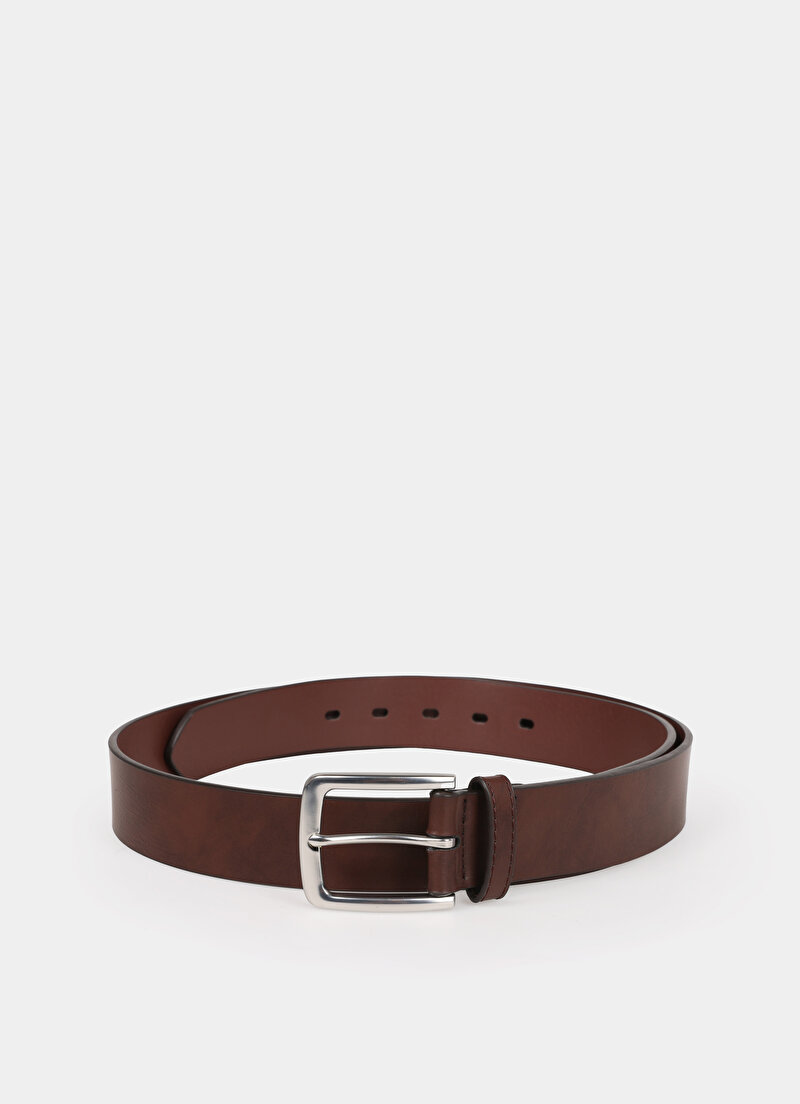 Imagine a Curea De Barbati Maro Modern Fit
