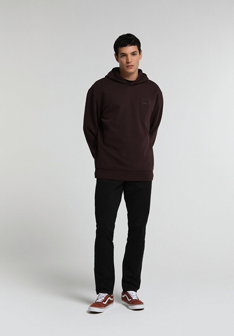 Imagine a Hanorac / Bluza De Barbati Mov Relaxed Fit