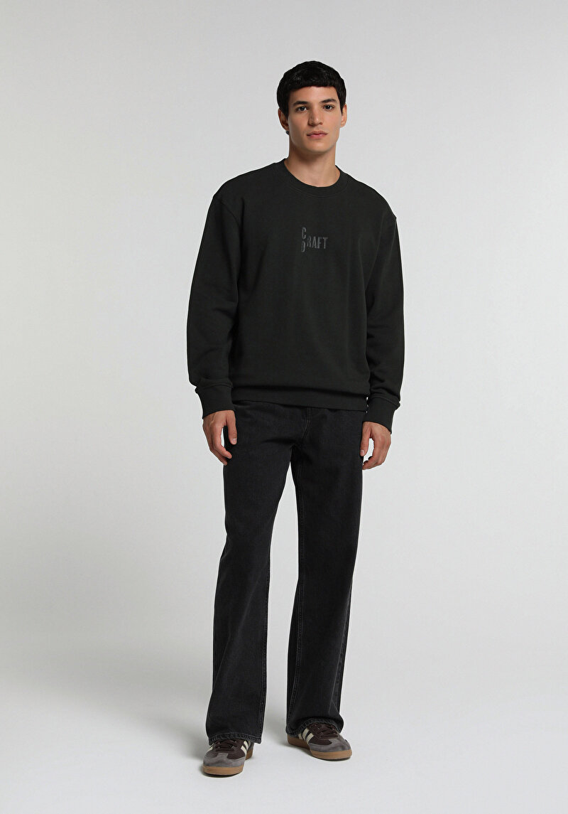 Imagine a Hanorac / Bluza De Barbati Kaki Relaxed Fit