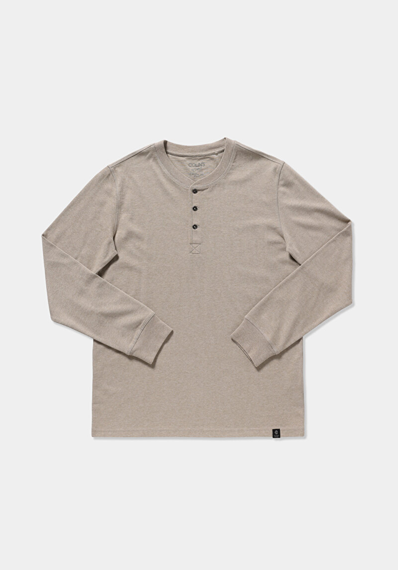 Imagine a Tricou Cu Maneca Lunga De Barbati  Slim Fit  Cl1065875