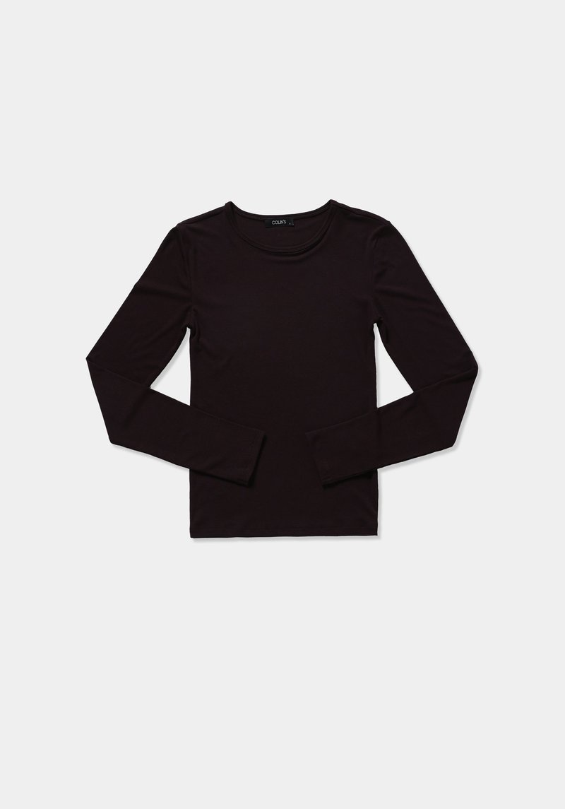 Imagine a Tricou Cu Maneca Lunga De Dama Mov Slim Fit