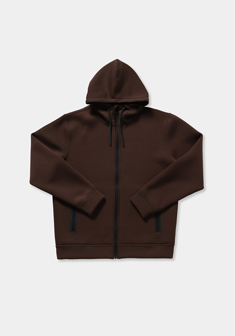 Imagine a Hanorac / Bluza De Barbati Maro Regular Fit