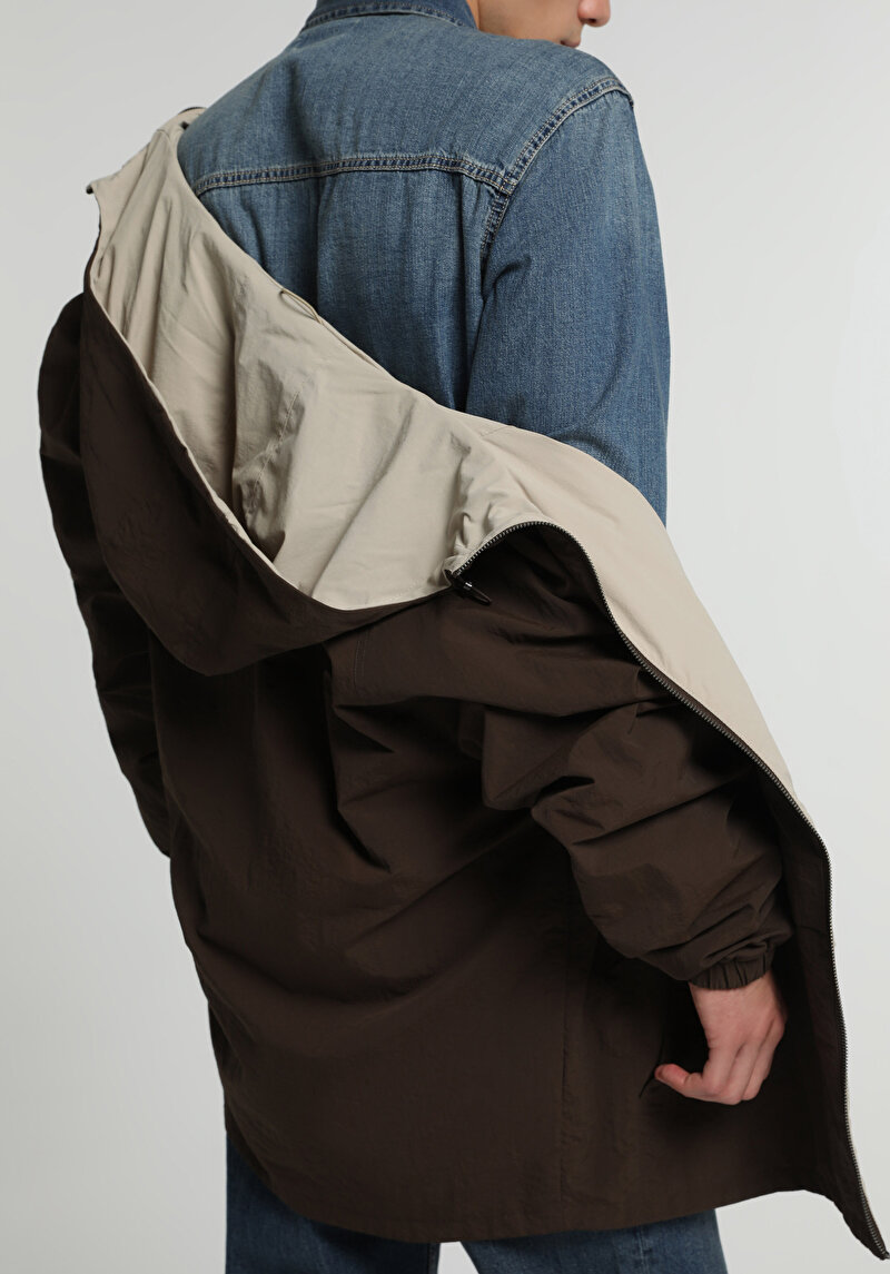 Imagine a Jacheta De Ploaıe De Barbati Maro Loose Fit