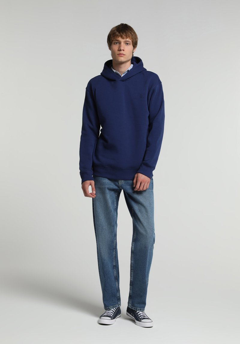 Imagine a Hanorac / Bluza De Barbati Albastru Relaxed Fit