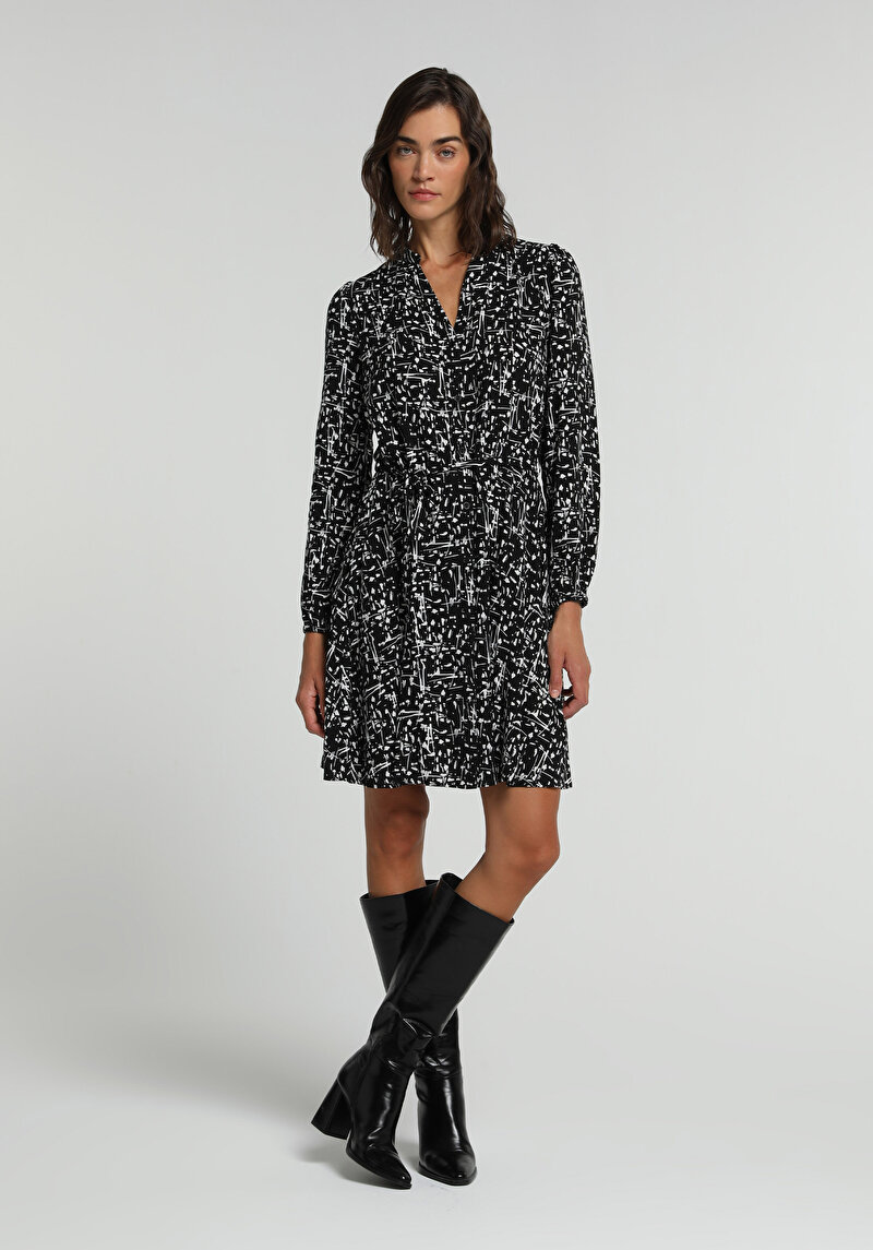 Imagine a Rochie De Dama Negru Regular Fit