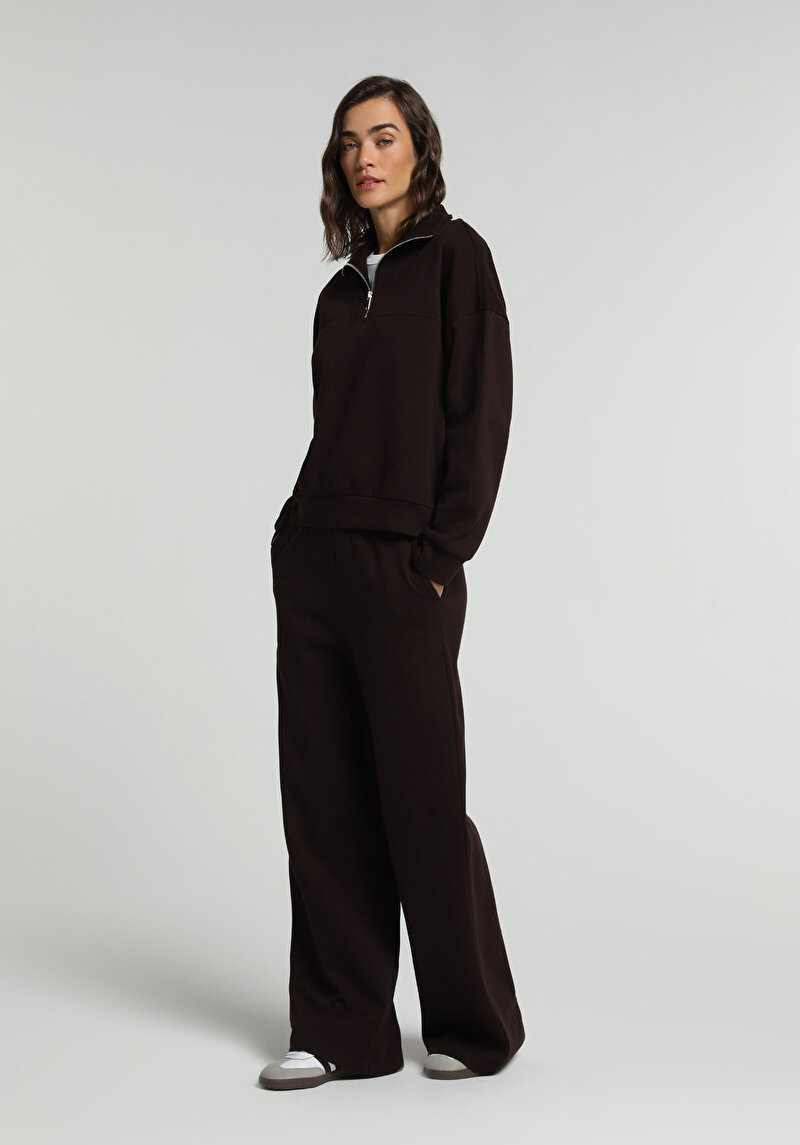 Imagine a Pantaloni De Trening De Dama Mov Regular Fit
