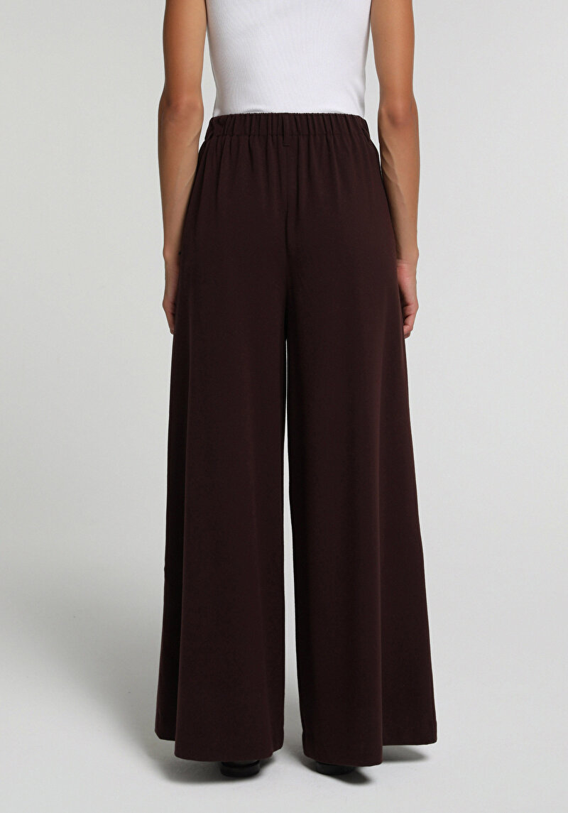 Imagine a Pantaloni De Dama Mov Regular Fit