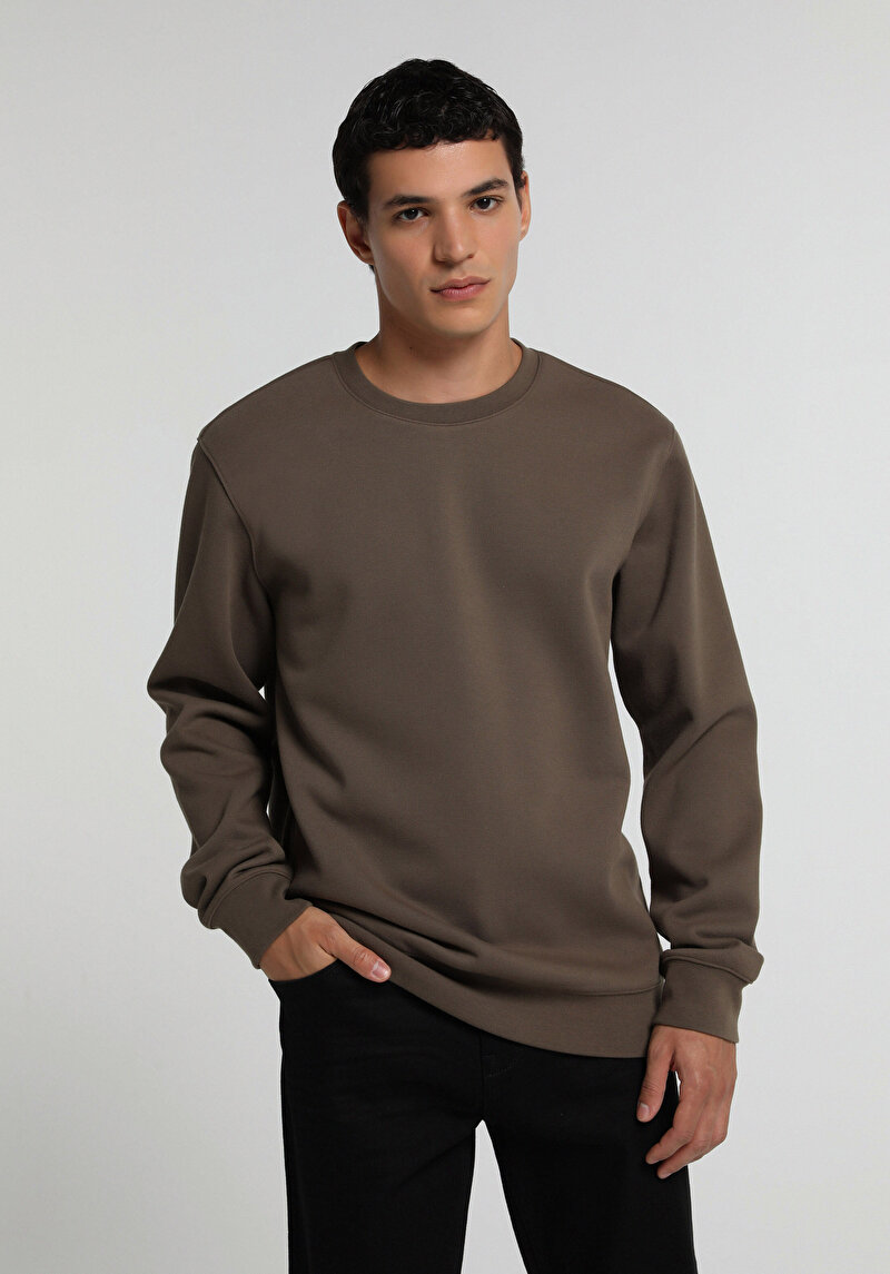 Imagine a Hanorac / Bluza De Barbati Maro Regular Fit