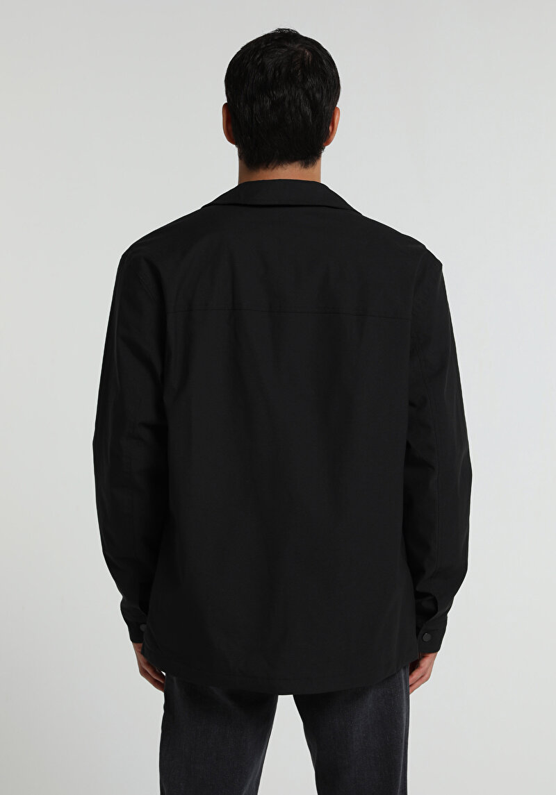 Imagine a Jacheta De Barbati Negru Regular Fit
