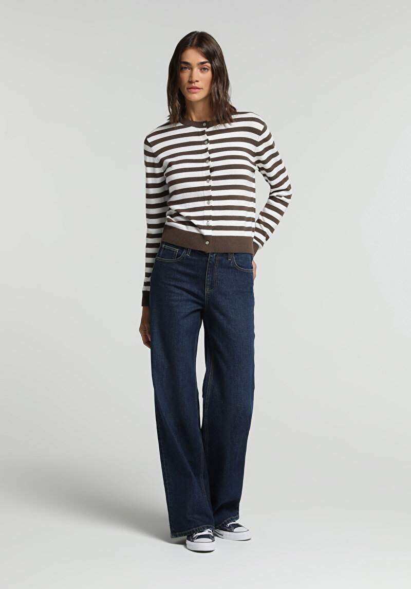 Imagine a Pantaloni De Dama Slim Tapered Fit 970 Berry