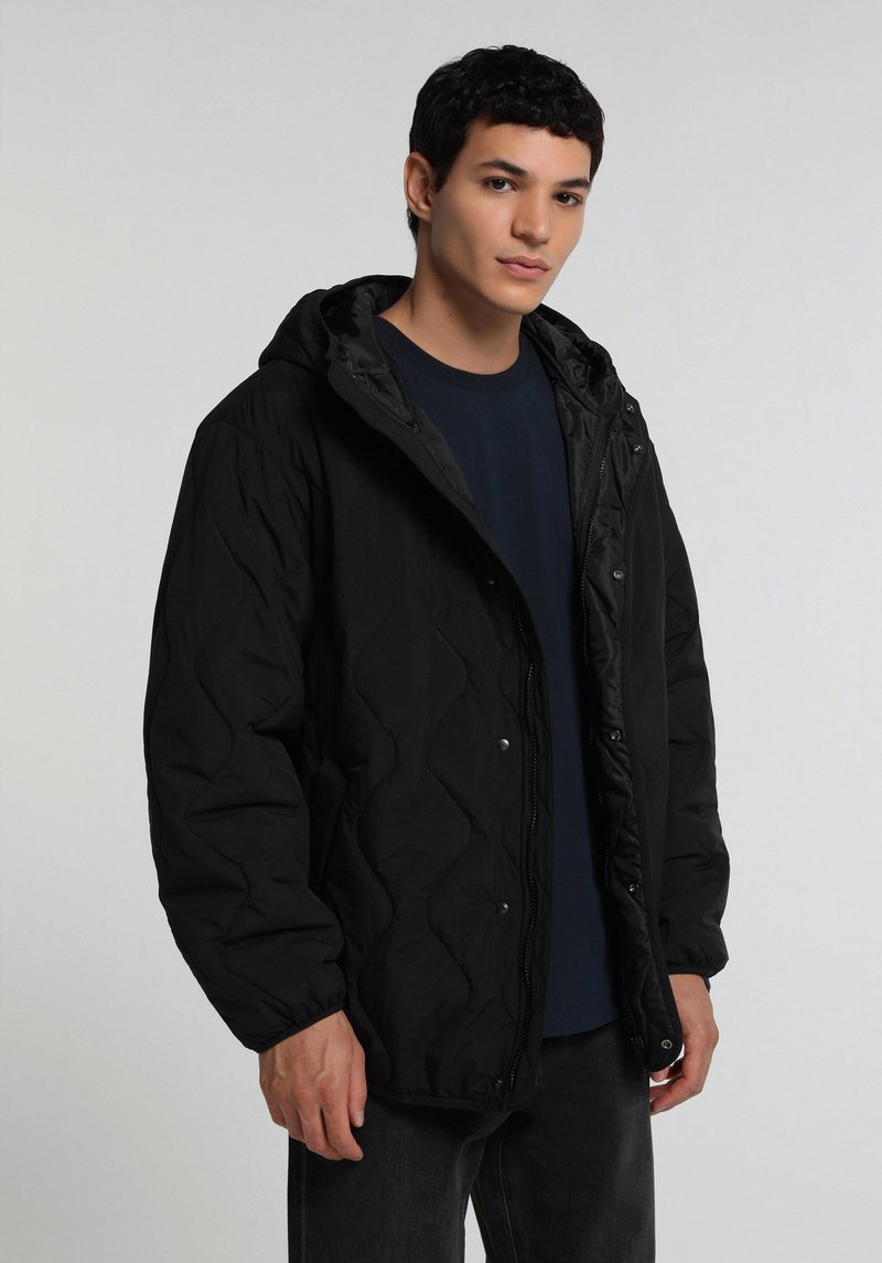 Imagine a Jacheta De Barbati Negru Oversize Fit
