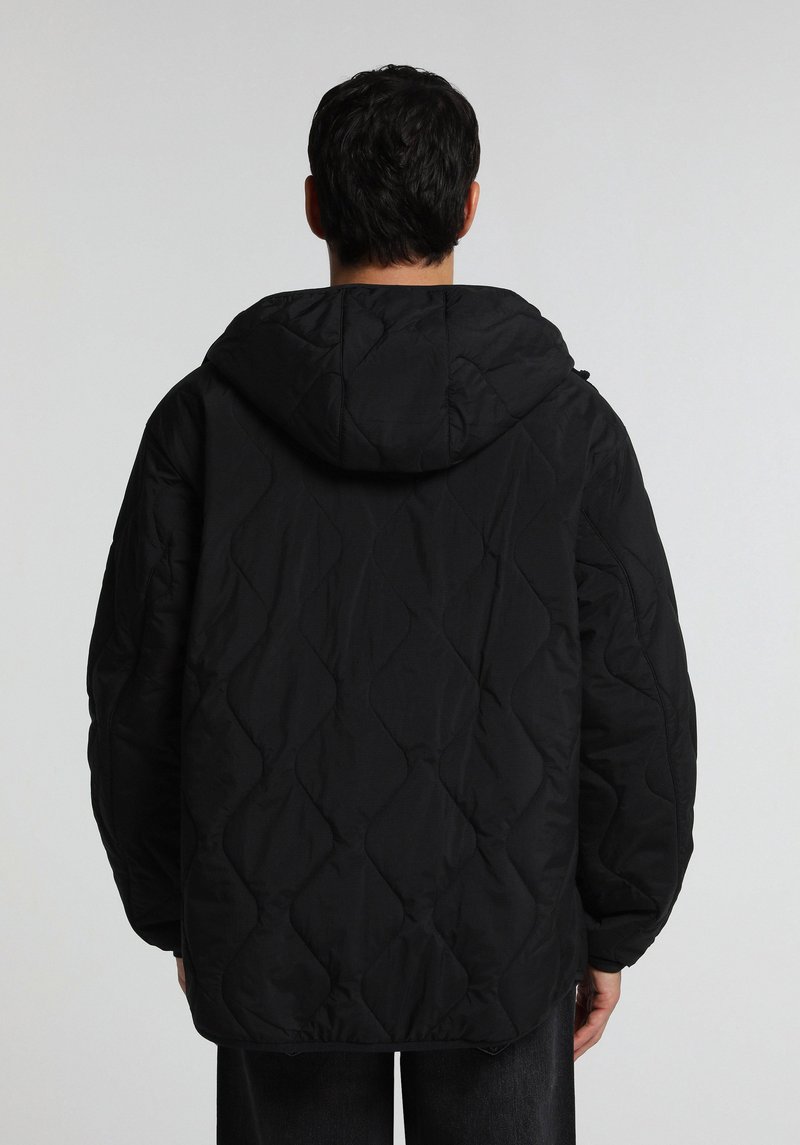 Imagine a Jacheta De Barbati Negru Oversize Fit
