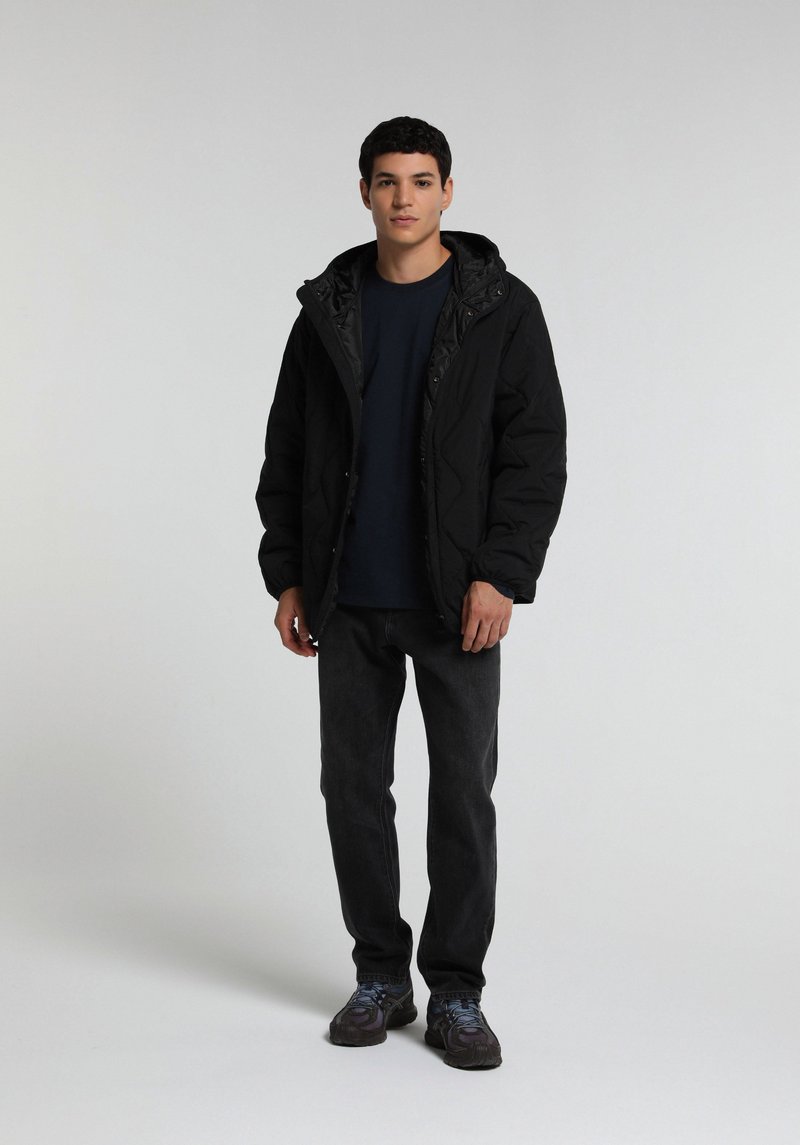 Imagine a Jacheta De Barbati Negru Oversize Fit