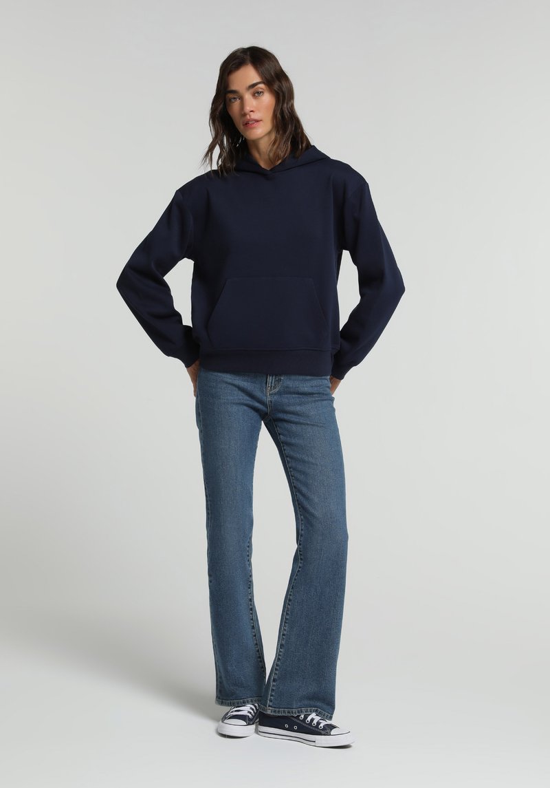 Imagine a Hanorac / Bluza De Dama Albastru Marin Regular Fit
