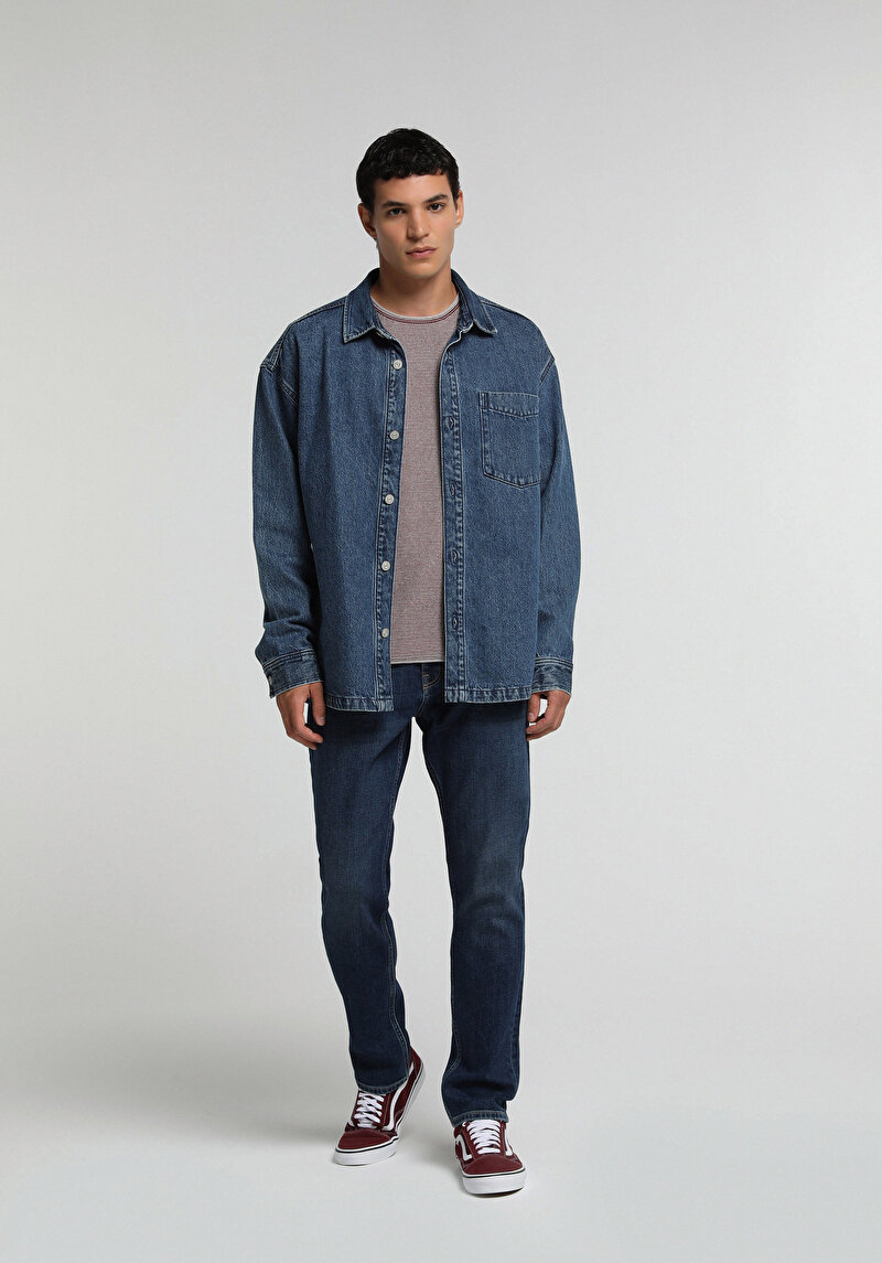 Imagine a Pantaloni De Barbati Slim Tapered Fit 067 Jack
