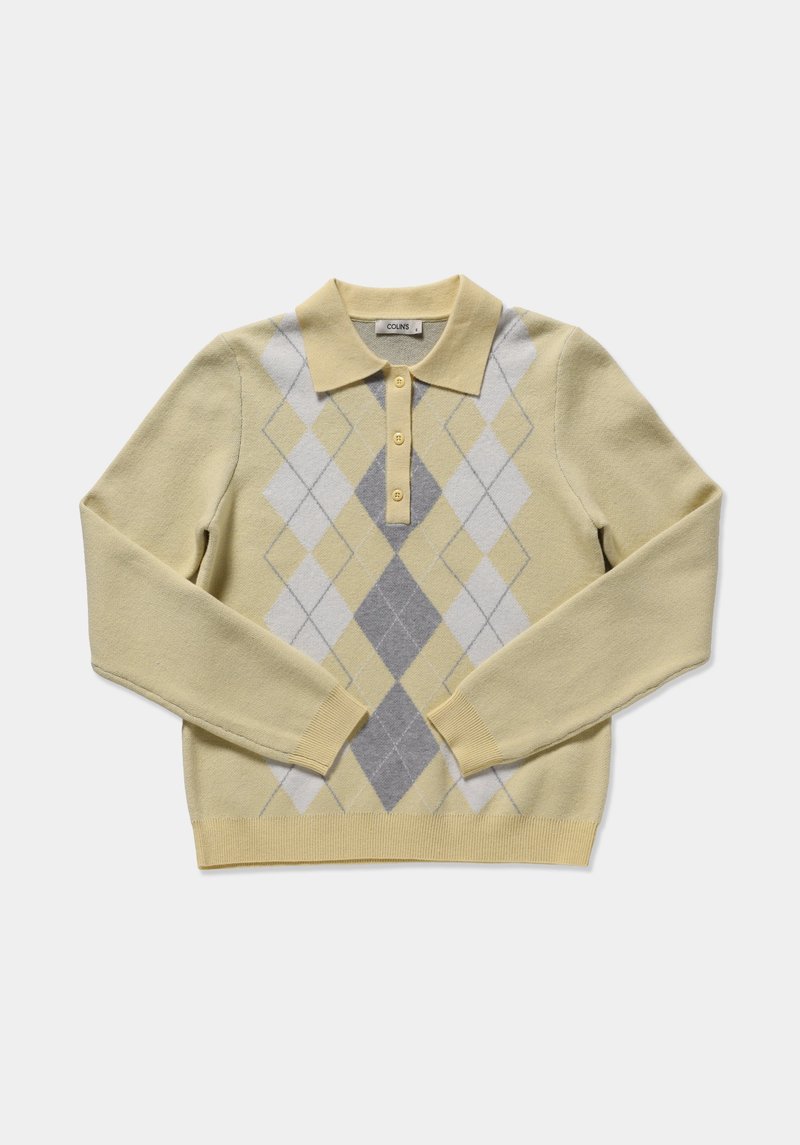 Imagine a Pulover  Galben Regular Fit