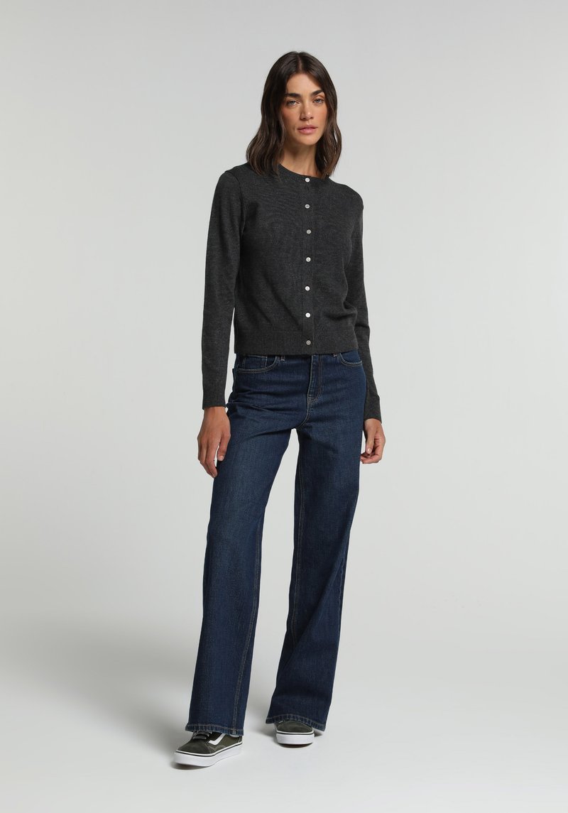 Imagine a Cardigan Antracit Slim Fit