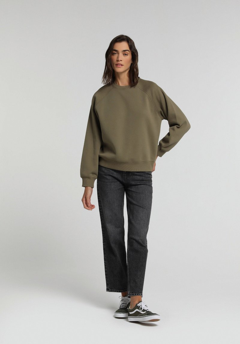 Imagine a Hanorac / Bluza  Kaki Regular Fit